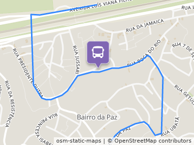 Mapa da parada