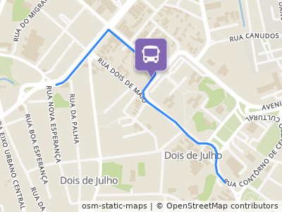 Mapa da parada