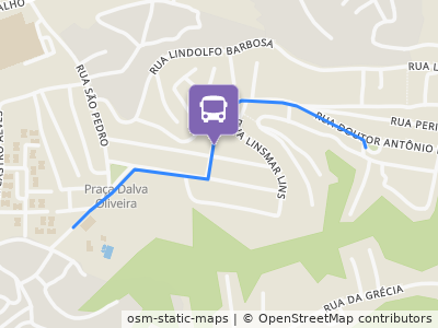 Mapa da parada