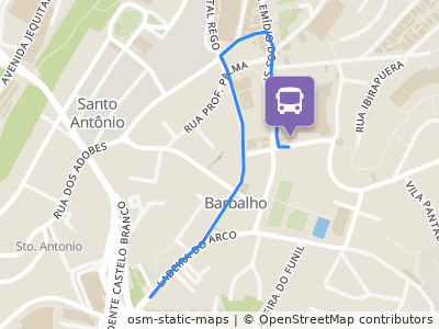 Mapa da parada