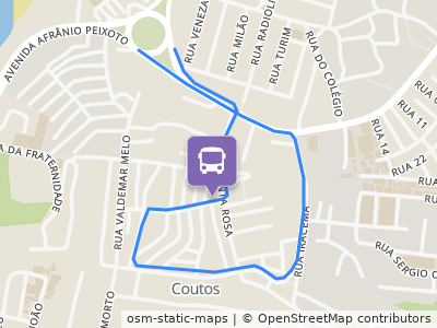 Mapa da parada
