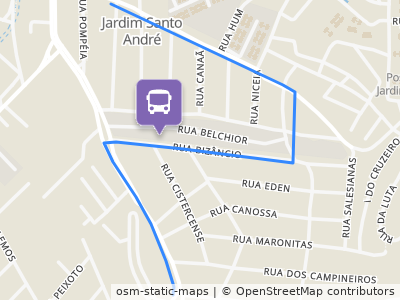 Mapa da parada