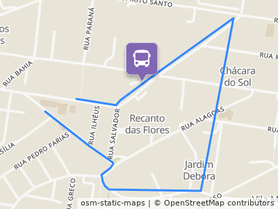 Mapa da parada