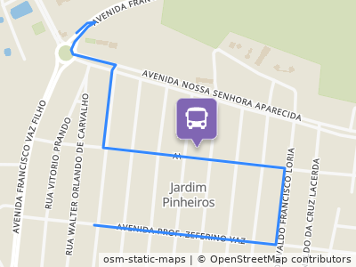 Mapa da parada