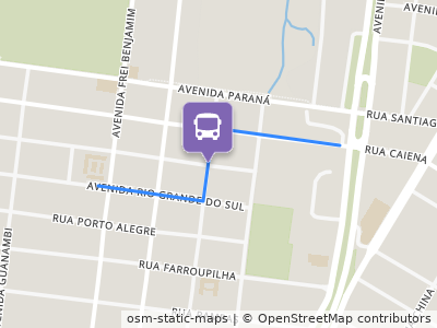 Mapa da parada