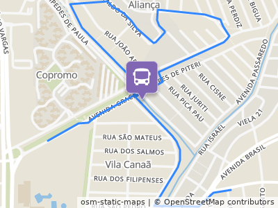 Mapa da parada