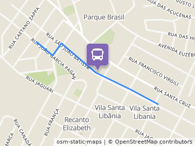 Mapa da parada