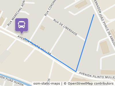 Mapa da parada