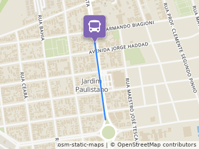 Mapa da parada