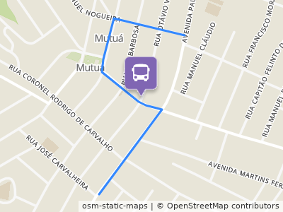 Mapa da parada