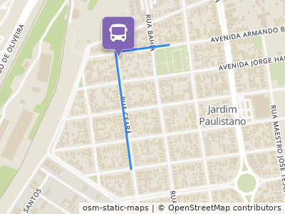 Mapa da parada