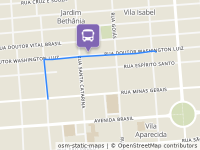 Mapa da parada