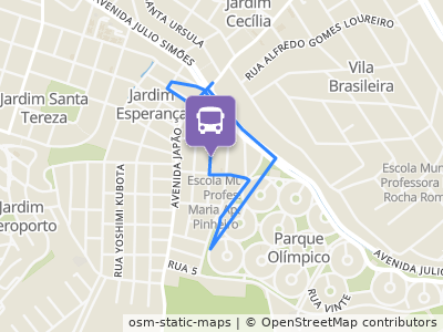Mapa da parada