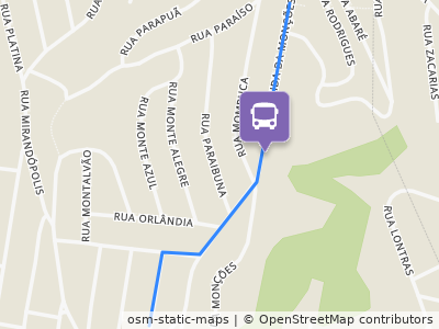 Mapa da parada
