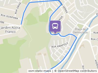 Mapa da parada