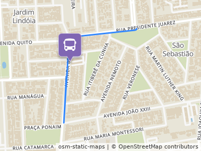 Mapa da parada