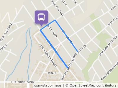 Mapa da parada