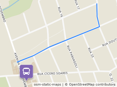 Mapa da parada