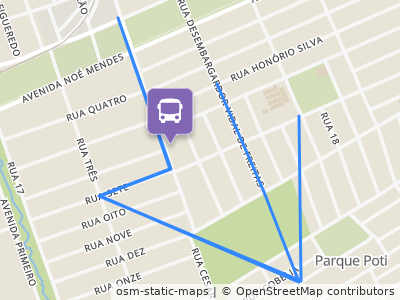 Mapa da parada