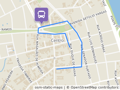 Mapa da parada