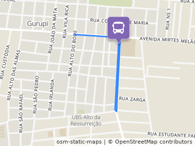 Mapa da parada