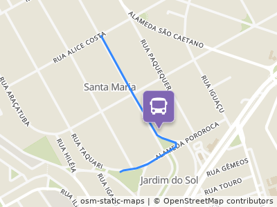 Mapa da parada