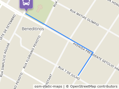 Mapa da parada