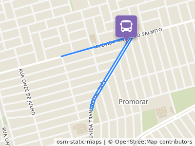 Mapa da parada