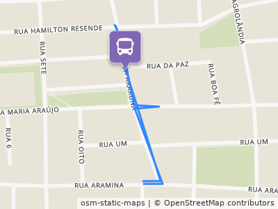 Mapa da parada
