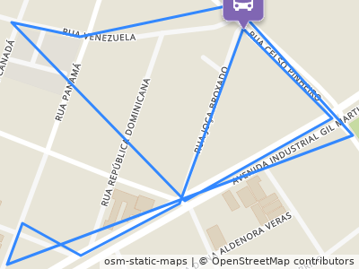 Mapa da parada