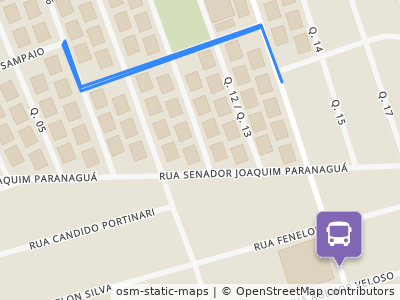 Mapa da parada