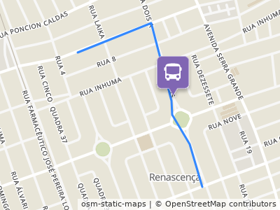 Mapa da parada