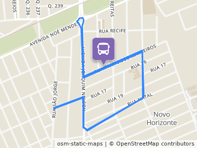 Mapa da parada