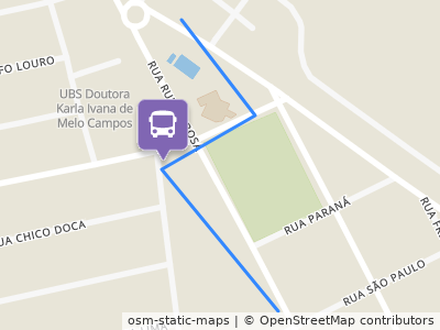 Mapa da parada