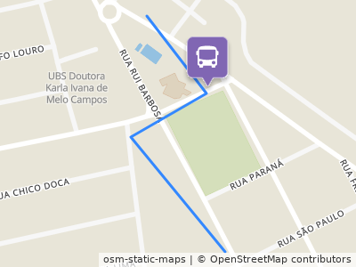 Mapa da parada