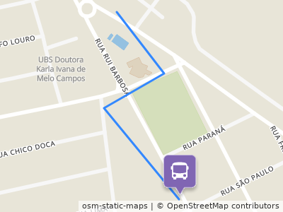 Mapa da parada