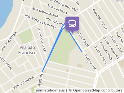 Mapa da parada