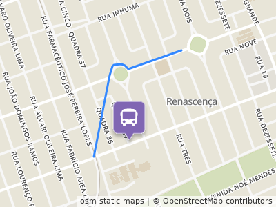 Mapa da parada