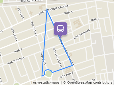 Mapa da parada