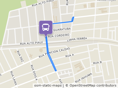 Mapa da parada
