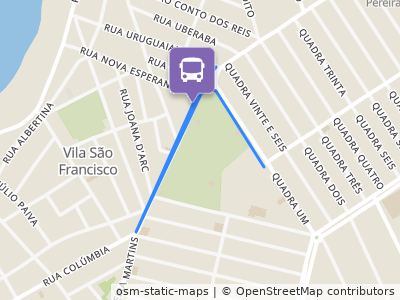 Mapa da parada