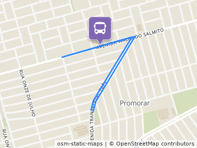 Mapa da parada
