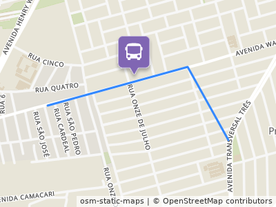 Mapa da parada