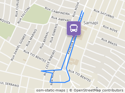 Mapa da parada