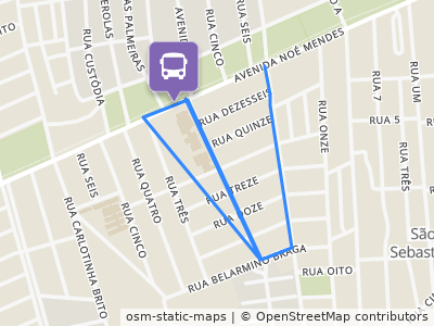 Mapa da parada