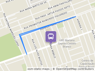 Mapa da parada