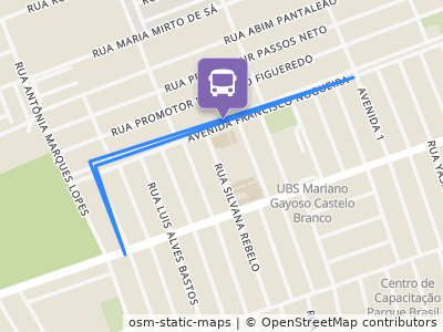 Mapa da parada