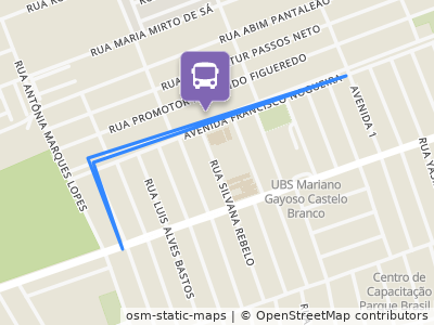 Mapa da parada