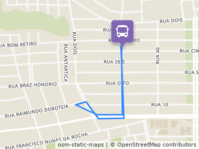 Mapa da parada