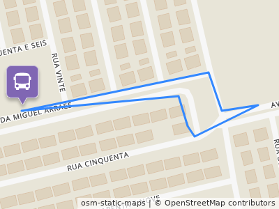 Mapa da parada